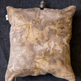 Sofakissenbezug 45x45 cm – Granatapfelschale Grünbraun
