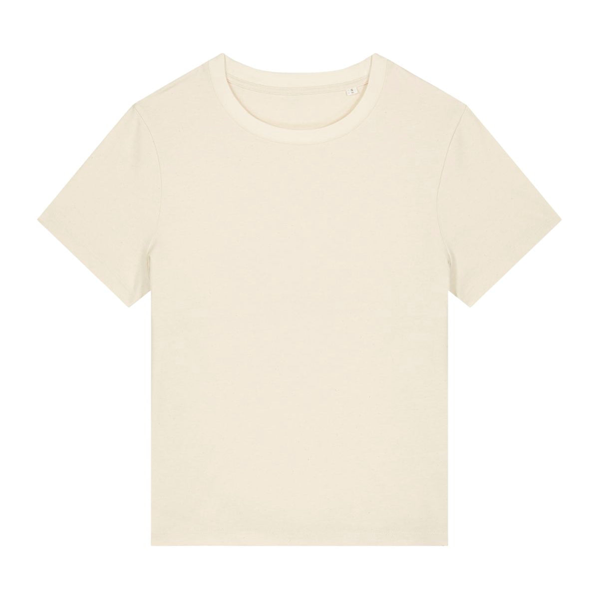 T-Shirt Frauen - Medium Fit - zum Selbstfärben (gebeizt)