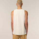 Men's tank top – medium fit – for self-dyeing (stained)
