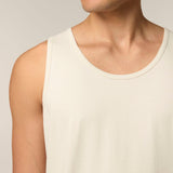 Men's tank top – medium fit – for self-dyeing (stained)