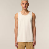 Men's tank top – medium fit – for self-dyeing (stained)
