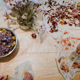 Kindergeburtstag – Kreatives Naturfärben