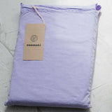 Percale bed linen – mineral dyed in lilac